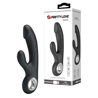 Foto 4 do produto Vibrador Estimulador de Clítoris e Ponto G Recarregável com 7 Modos de Vibração e 5 Modos de Intensidade - Pretty Love Selene | Disponível em 2 Cores