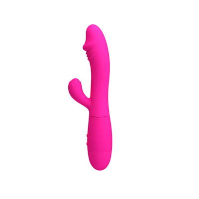 Foto 4 do produto Vibrador Estimulador de Ponto G e Clítoris em Silicone com 30 Modos de Vibração - Pretty Love Snaffy | 9,5 x 3,3 cm | Disponível em 2 Cores