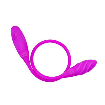Foto 4 do produto Vibrador Recarregável Duplo com 7 Modos de Vibração, a Prova D'Água - Pretty Love Snaky Vibe I | 60 x 3 cm