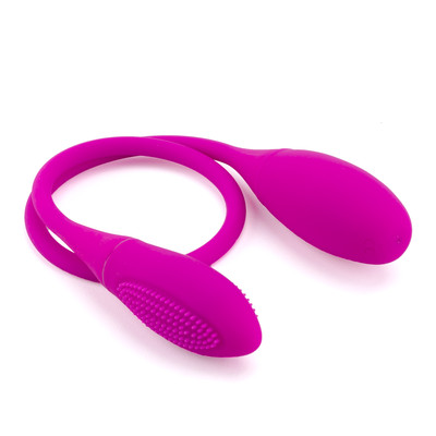 Foto 2 do produto Vibrador Duplo Unissex com 7 Modos de Vibração, Recarregável e Resistente à Água - Pretty Love Snaky Vibe II | 60 x 3 cm