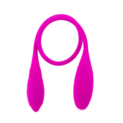 Vibrador Duplo Unissex com 7 Modos de Vibração, Recarregável e Resistente à Água - Pretty Love Snaky Vibe II | 60 x 3 cm