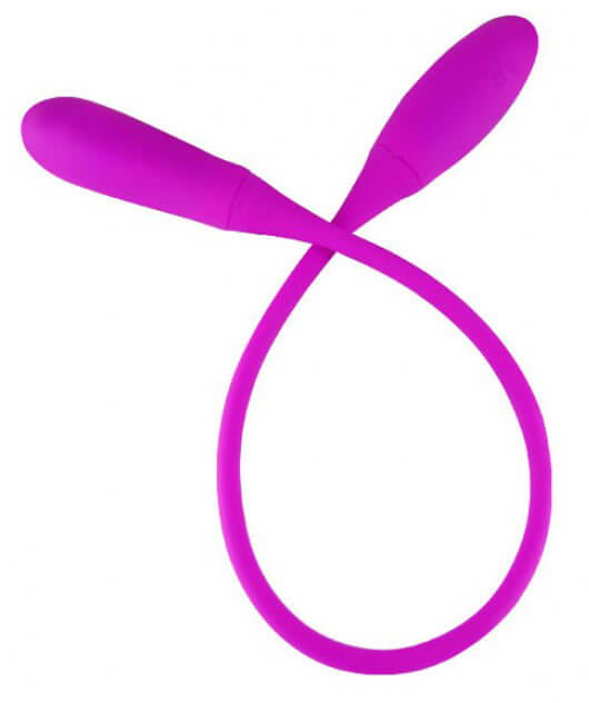 Vibrador Duplo Recarregável com 7 Modos de Vibração, a Prova D'Água - Pretty Love Snaky Vibe III | 60 x 3 cm - 3