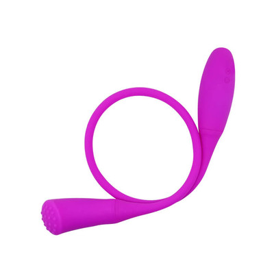 Vibrador Recarregável Duplo com 7 Modos de Vibração - Pretty Love Snaky Vibe - 6 x 3,2 cm