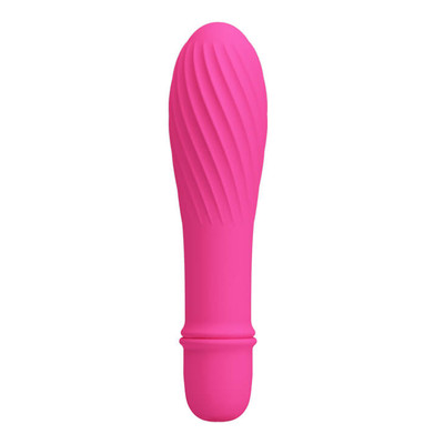 Foto 11 do produto Mini Vibrador em Silicone com Relevo e 10 Modos de Vibração - Pretty Love Solomon | 12,2 x 2,9 cm | Disponível em 5 Cores