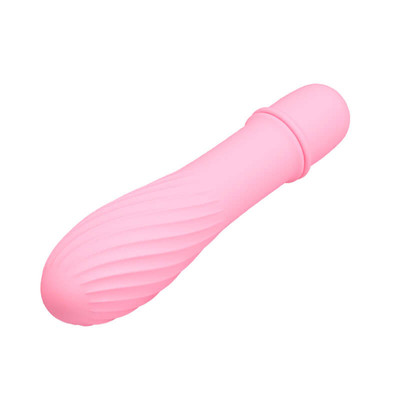Foto 19 do produto Mini Vibrador em Silicone com Relevo e 10 Modos de Vibração - Pretty Love Solomon | 12,2 x 2,9 cm | Disponível em 5 Cores