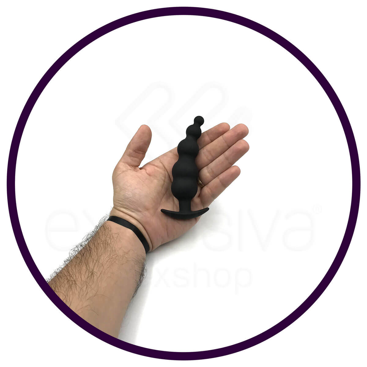 Pretty Love Special Anal Stimulation - Plug Anal em Silicone com Formato Escalonado e 5 Esferas de Tamanhos Gradativos - 11 x 2,9 cm - 6