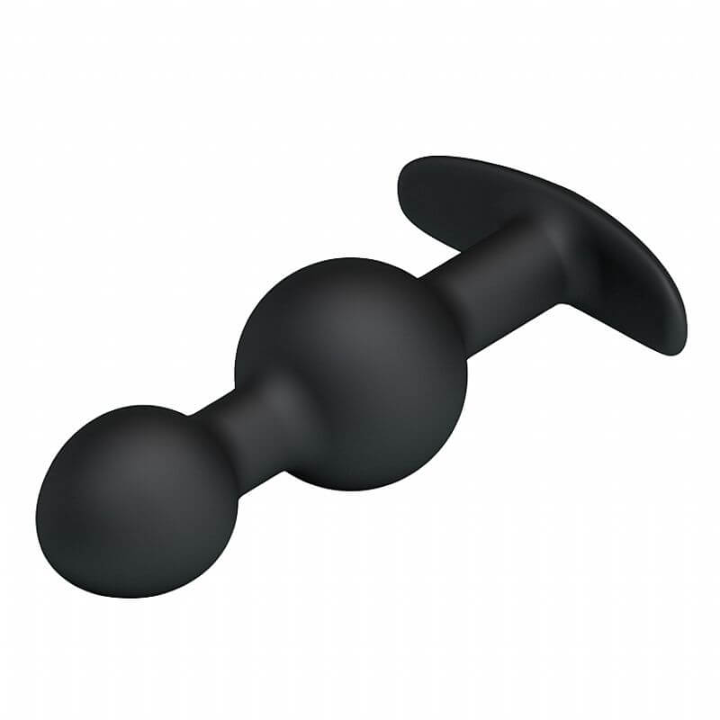 Pretty Love Special Anal Stimulation - Plug Anal em Silicone Soft Touch com 2 Esferas Para Pompoar em Tamanhos Gradativos - 10,6 x 2,6 cm - 4