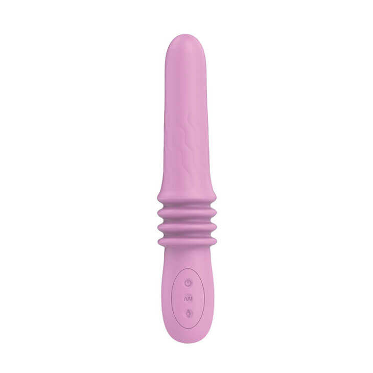 Vibrador Recarregável com 12 Modos de Vibrações e 4 Modos Vai e Vem - Pretty Love Susie - 13 x 3,5 cm | Cor: Rosa - 2