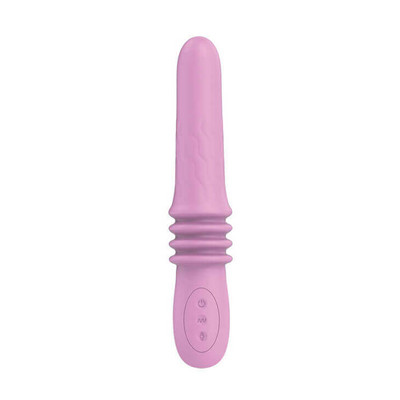 Foto 2 do produto Vibrador Recarregável com 12 Modos de Vibrações e 4 Modos Vai e Vem - Pretty Love Susie - 13 x 3,5 cm | Cor: Rosa