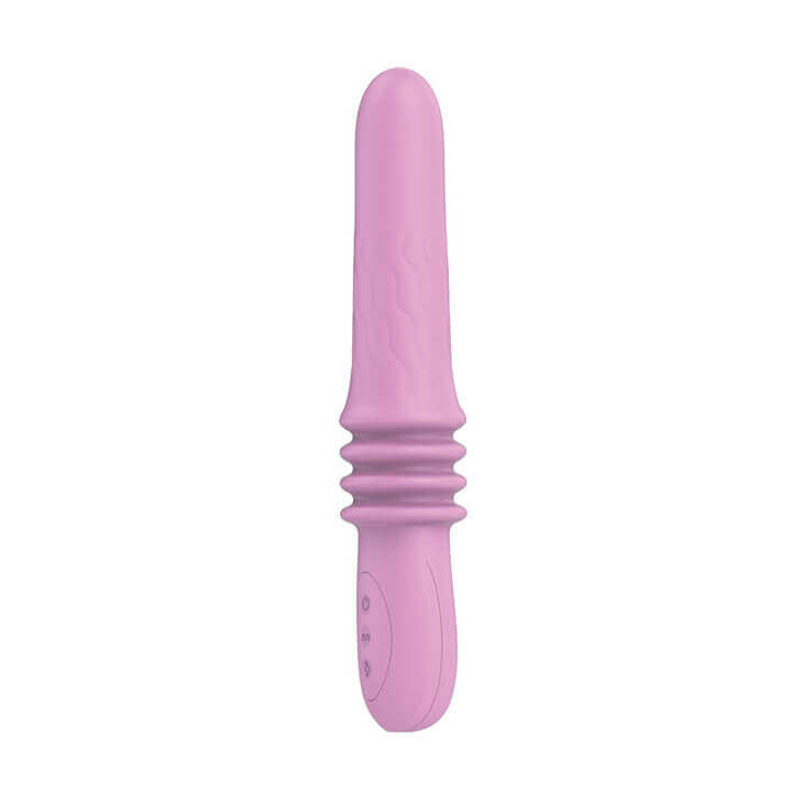 Vibrador Recarregável com 12 Modos de Vibrações e 4 Modos Vai e Vem - Pretty Love Susie - 13 x 3,5 cm | Cor: Rosa - 3