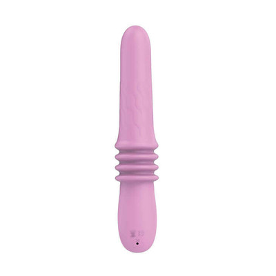 Foto 4 do produto Vibrador Recarregável com 12 Modos de Vibrações e 4 Modos Vai e Vem - Pretty Love Susie - 13 x 3,5 cm | Cor: Rosa
