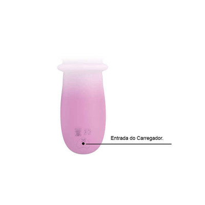 Foto 8 do produto Vibrador Recarregável com 12 Modos de Vibrações e 4 Modos Vai e Vem - Pretty Love Susie - 13 x 3,5 cm | Cor: Rosa