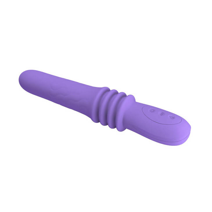Vibrador Recarregável com 12 Modos de Vibrações e 4 Modos Vai e Vem - Pretty Love Susie - 13 x 3,5 cm | Cor: Lilás - 4