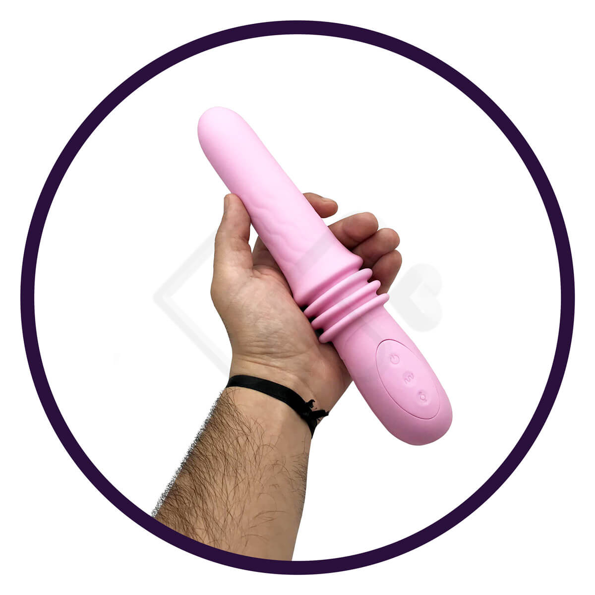 Vibrador Recarregável com 12 Modos de Vibrações e 4 Modos Vai e Vem - Pretty Love Susie - 13 x 3,5 cm | Cor: Rosa - 10