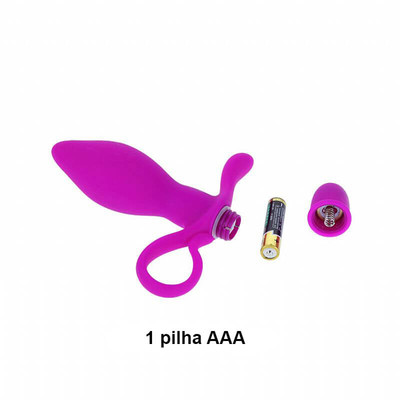 Foto 5 do produto Plug Anal em Soft Touch com Plug Lateral e 10 Funções de Vibração - Pretty Love Taylor | 9 x 3,5 cm