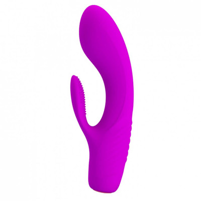 Foto 3 do produto Vibrador Flexível Estimulador de Ponto G e Clítoris Recarregável com 12 Modos de Vibrações e Função Memória - Pretty Love Tim - 16 x 3,5 cm