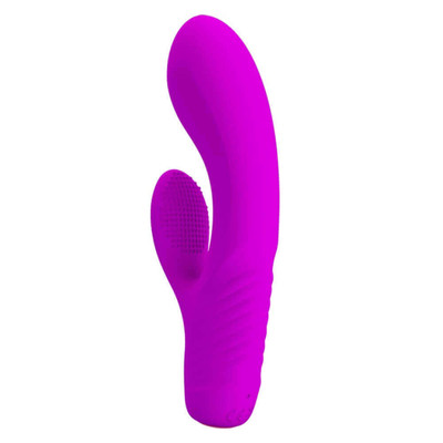 Foto 4 do produto Vibrador Flexível Estimulador de Ponto G e Clítoris Recarregável com 12 Modos de Vibrações e Função Memória - Pretty Love Tim - 16 x 3,5 cm