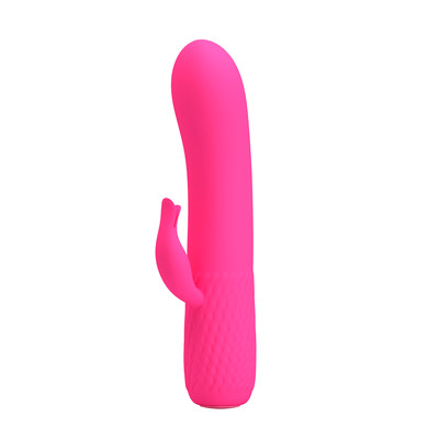 Foto 3 do produto Vibrador Recarregável com Estimulador de Clítoris, 12 Modos de Vibração e Função Memória - Pretty Love Omar | 9,5 x 2,9 cm | Disponível em 2 Cores