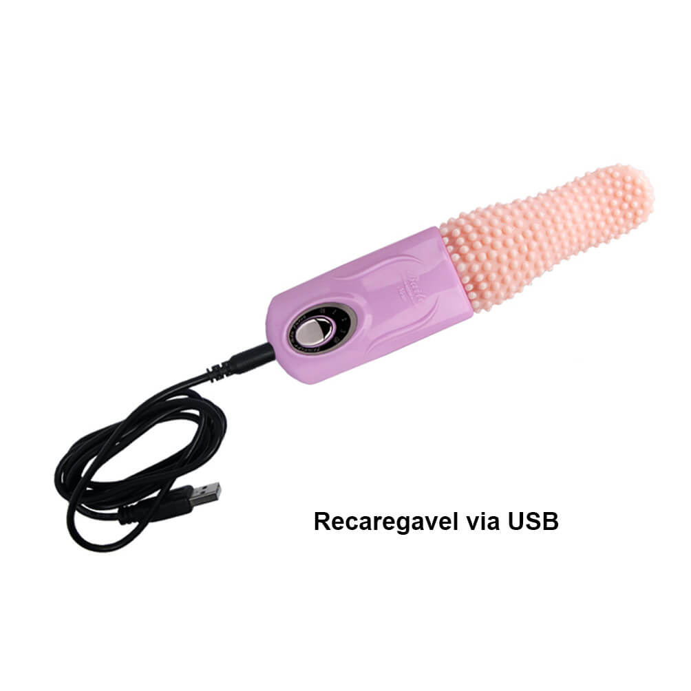 Vibrador Recarregável em Formato de Língua com 3 Velocidades de Movimentos Sobe e Desce - Pretty Love Tongue - 6