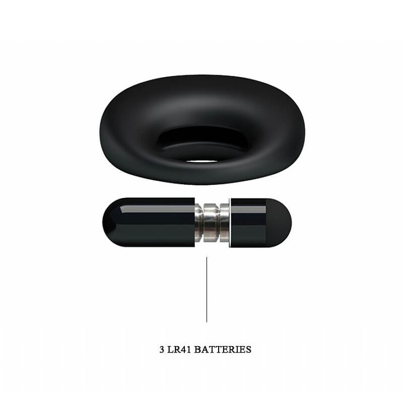 Pretty Love Trap - Anel Peniano com Estimulador de clítoris e Vibração Única e Potente - 5,2 x 2,1 cm - 3