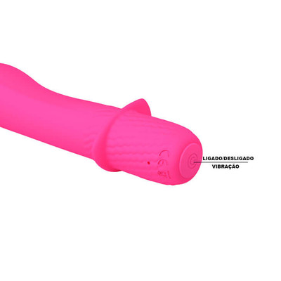 Foto 7 do produto Vibrador Flexível de Ponto G e Estimulador Clítoris com 12 Modos de Vibrações, Recarregável - Pretty Love Troy | 10,5 x 2,8 cm | Disponível em 2 Cores