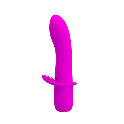 Foto 2 do produto Vibrador Flexível de Ponto G e Estimulador Clítoris com 12 Modos de Vibrações, Recarregável - Pretty Love Troy | 10,5 x 2,8 cm | Disponível em 2 Cores