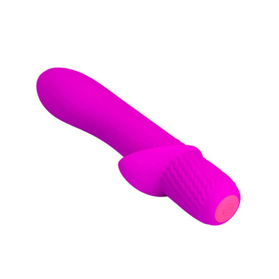 Foto 3 do produto Vibrador Flexível de Ponto G e Estimulador Clítoris com 12 Modos de Vibrações, Recarregável - Pretty Love Troy | 10,5 x 2,8 cm | Disponível em 2 Cores