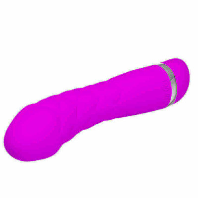 Foto 4 do produto Pretty Love Truda - Vibrador Estimulador de Ponto G em Silicone Super Soft e 7 Modos de Vibrações - 19,5 x 3,5 cm | Cor: Roxo