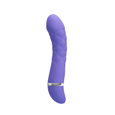 Foto 2 do produto Pretty Love Truda - Vibrador Estimulador de Ponto G em Silicone Super Soft e 7 Modos de Vibrações - 19,5 x 3,5 cm | Cor: Lilás