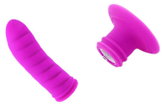 Pretty Love Twist - Plug Anal em Soft Touch com Ventosa e Vibro de 10 Velocidades - 12 x 2,8 cm - 3