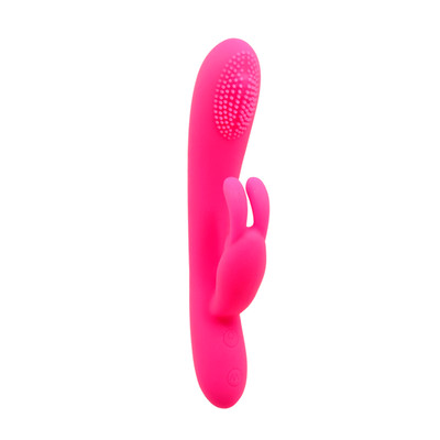 Vibrador Rabbit com 3 Intensidades de Dedilhado, 7 Modos de Vibração, Recarregável e Resistente à Água - Pretty Love | 11 x 3,5 cm