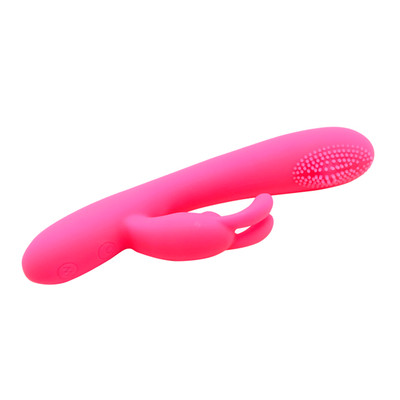 Foto 2 do produto Vibrador Rabbit com 3 Intensidades de Dedilhado, 7 Modos de Vibração, Recarregável e Resistente à Água - Pretty Love | 11 x 3,5 cm