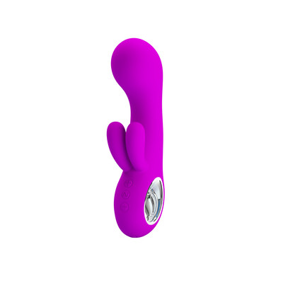 Vibrador Estimulador de Ponto G e Clítoris Recarregável com 7 Modos de Vibração - Pretty Love Valentine | 16,5 x 3,8 cm