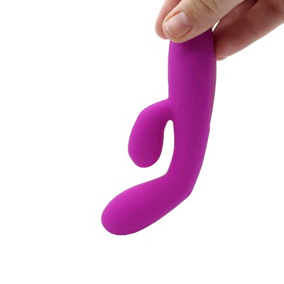 Foto 2 do produto Vibrador Estimulador de Ponto G e Clitóris com 30 Funções de Vibração e Recarregável - Pretty Love Victor | 17 x 3 cm
