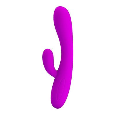 Vibrador Estimulador de Ponto G e Clitóris com 30 Funções de Vibração e Recarregável - Pretty Love Victor | 17 x 3 cm
