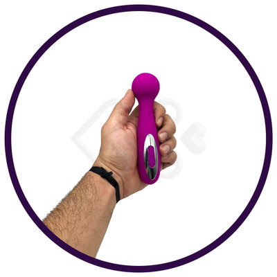 Foto 7 do produto Pretty Love Wade - Vibrador Massageador em Silicone com 12 Modos de Vibração, Função Memória e Carregamento via USB - 14,8 x 3,7 cm