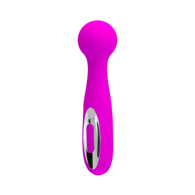 Foto 3 do produto Pretty Love Wade - Vibrador Massageador em Silicone com 12 Modos de Vibração, Função Memória e Carregamento via USB - 14,8 x 3,7 cm