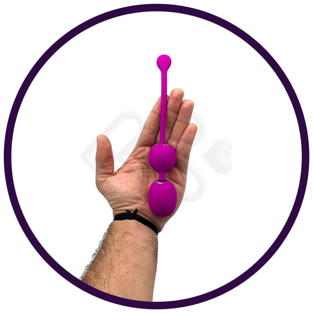 Bolas BenWa para Pompoarismo Recarregável em Silicone com 12 Modos de Vibração - Pretty Love Werner | 20,5 x 4,4 cm - 7