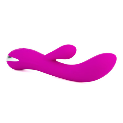 Foto 2 do produto Vibrador Estimulador de Ponto G e Clítoris Recarregável, Flexível com 12 Modos de Vibração, Função Memória e Auto Aquecimento - Pretty Love Wilbur | 11 x 3,5 cm