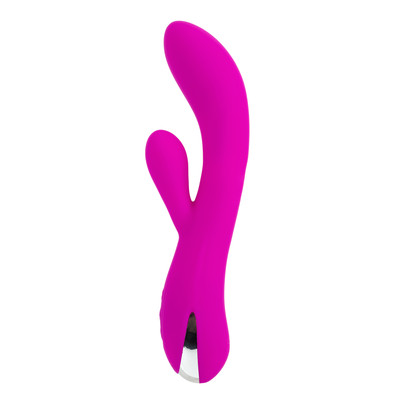 Foto 1 do produto Vibrador Estimulador de Ponto G e Clítoris Recarregável, Flexível com 12 Modos de Vibração, Função Memória e Auto Aquecimento - Pretty Love Wilbur | 11 x 3,5 cm