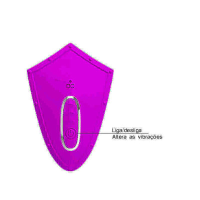 Foto 7 do produto Vibrador Estimulador de Ponto G e Clítoris em Silicone com 12 Modos de Vibração e Controle Remoto Sem Fio - Pretty Love Willie - 10 x 3 cm