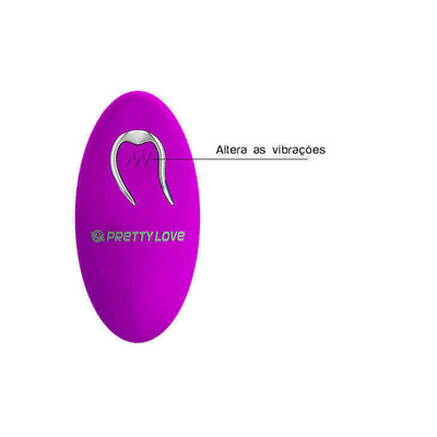 Foto 9 do produto Vibrador Estimulador de Ponto G e Clítoris em Silicone com 12 Modos de Vibração e Controle Remoto Sem Fio - Pretty Love Willie - 10 x 3 cm