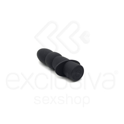 Foto 2 do produto Plug Anal Ondulado em Silicone com 10 Modos de Vibração - Pretty Love Wyatt | 8,8 x 2,8 cm | Disponível em 2 Cores