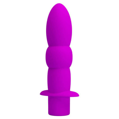 Foto 6 do produto Plug Anal Ondulado em Silicone com 10 Modos de Vibração - Pretty Love Wyatt | 8,8 x 2,8 cm | Disponível em 2 Cores