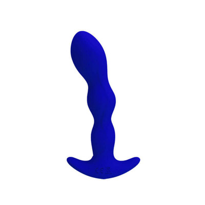 Foto 2 do produto Pretty Love Yale - Plug Anal Escalonado Estimulador de Próstata em Silicone Recarregável com 12 Modos de Vibrações, Base de Segurança e Função Memória - 14,7 x 3,2 cm