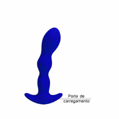 Foto 9 do produto Pretty Love Yale - Plug Anal Escalonado Estimulador de Próstata em Silicone Recarregável com 12 Modos de Vibrações, Base de Segurança e Função Memória - 14,7 x 3,2 cm