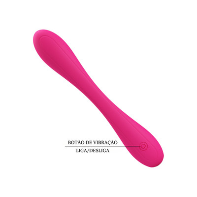Foto 7 do produto Vibrador Estimulador de Ponto G e Clítoris Recarregável e Dobrável em Silicone com 12 Modos de Vibração - Pretty Love Yedda | 17 x 2,6 cm | Disponível em 2 Cores