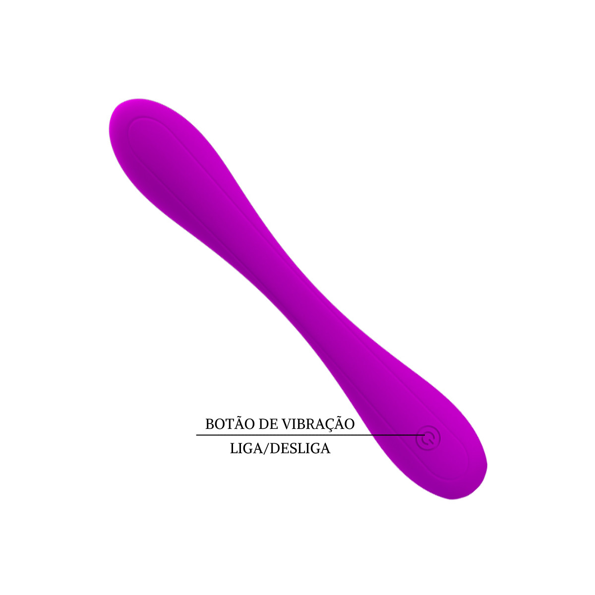 Vibrador Estimulador de Ponto G e Clítoris Recarregável e Dobrável em Silicone com 12 Modos de Vibração - Pretty Love Yedda | 17 x 2,6 cm | Disponível em 2 Cores - 14