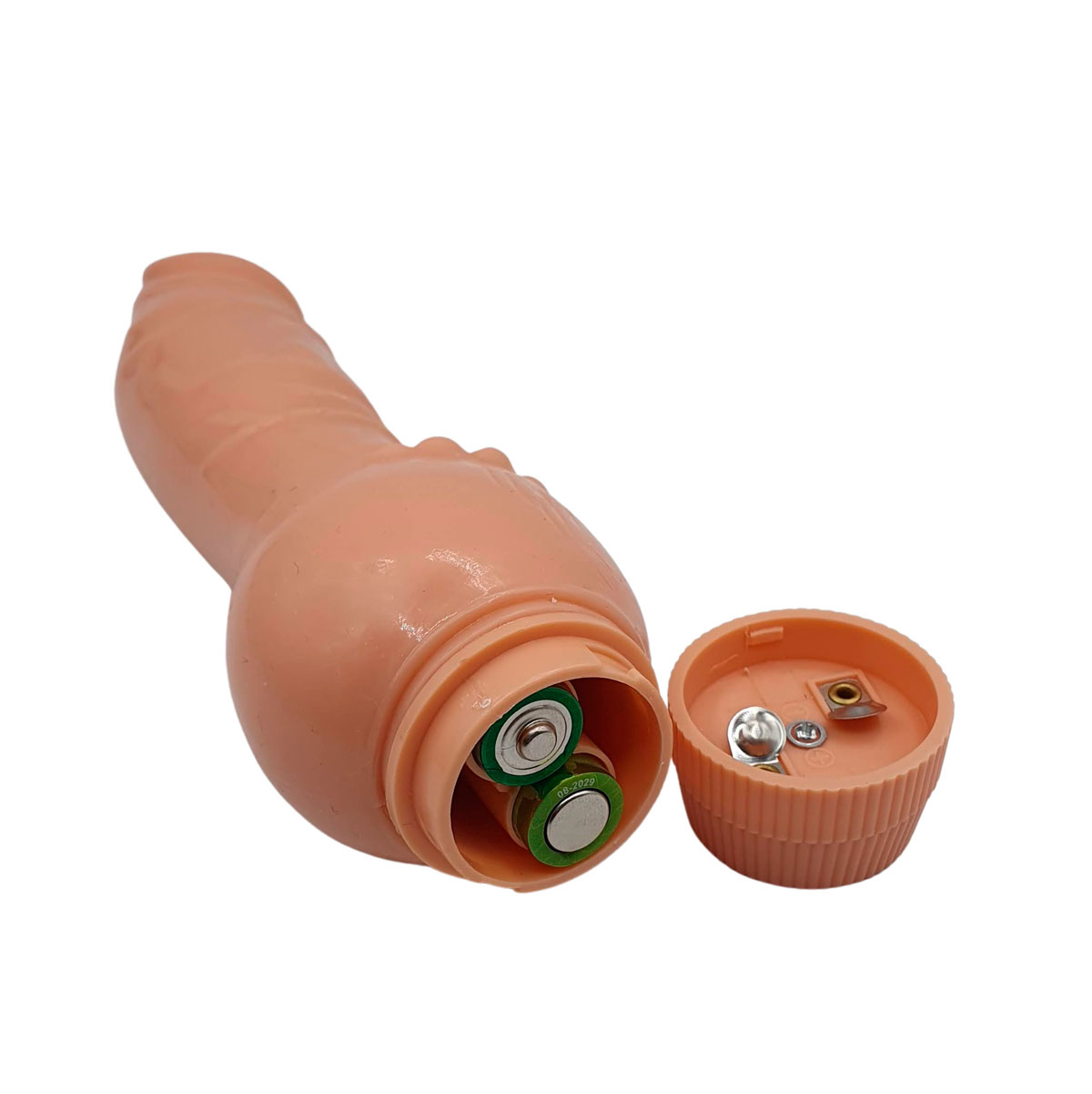 Próstese Realística em TPR com Vibrações Multivelocidade, Glande Definida, Veias Salientes e Texturas na Base - Barbara ClarK | 12 x 3,6 cm - 6