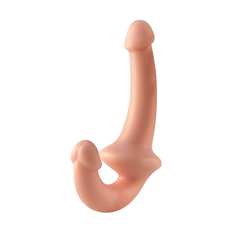 Prótese Dupla Strap On em Silicone com Glande Definida - Big Dildo 2 | Disponível em 2 Cores - 4